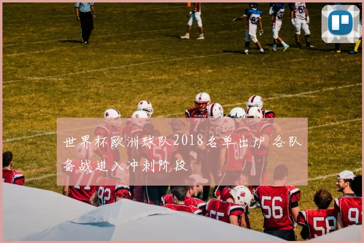 世界杯欧洲球队2018名单出炉 各队备战进入冲刺阶段